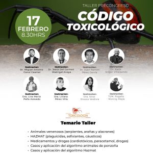 CÓDIGO TOXICOLÓGICO CIMU 2026