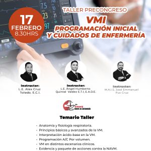 VMI: PROGRAMACIÓN INICIAL  Y CUIDADOS DE ENFERMERÍA CIMU 2026
