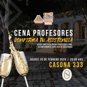 Cena Profesores CIMU 2026