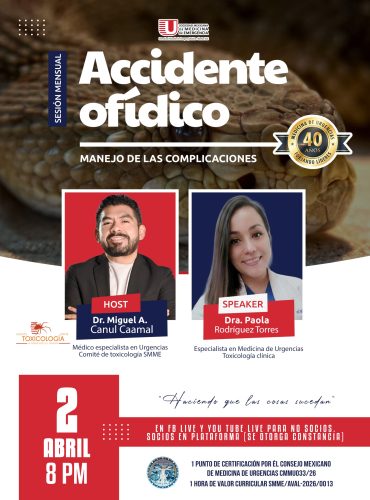 Accidente Ofídico Cartel Design