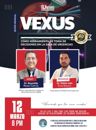 VEXUS COMO HERRAMIENTA DE TOMA DE DECISIONES EN LA SALA DE URGENCIAS Banner